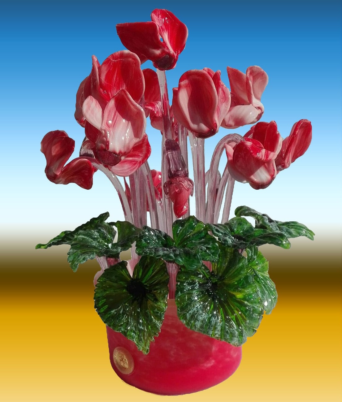 Vaso lampada ciclamini